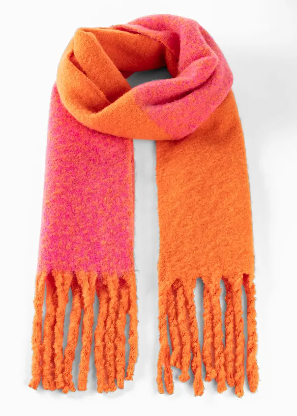 XXL-Schal mit Farbverlauf in pink - bonprix