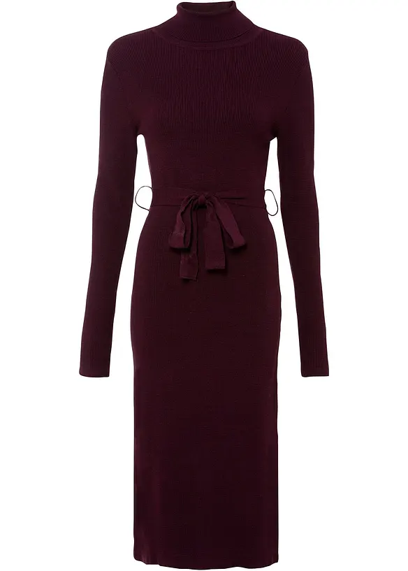 Strickkleid in rot von vorne - bonprix Strickkleid in rot von vorne - bonprix
