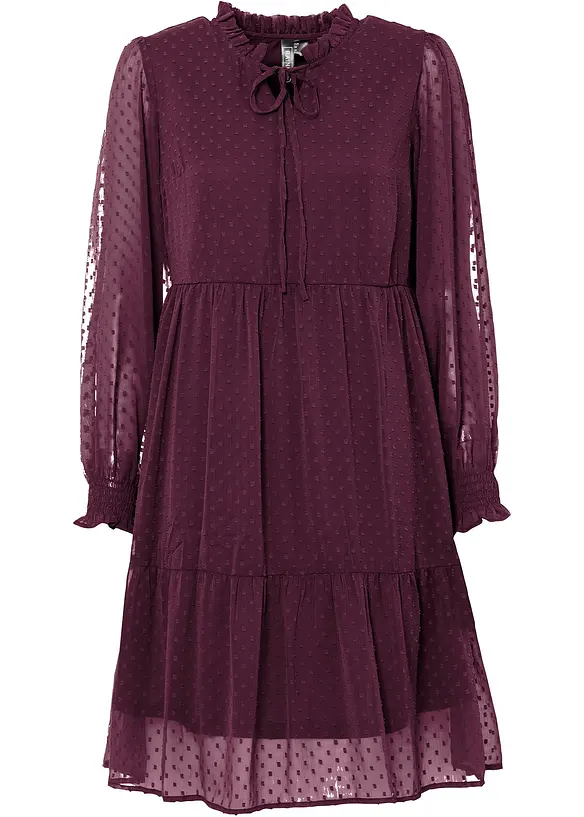 Minikleid in rot von vorne - bonprix