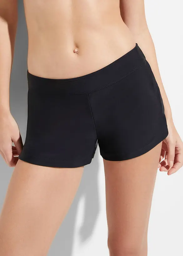Badeshorts in schwarz von vorne - bonprix