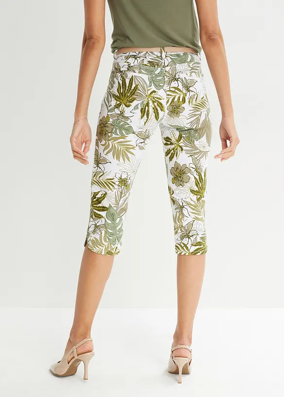 Capri-Hose in grün von hinten - bonprix Capri-Hose in grün von hinten - bonprix