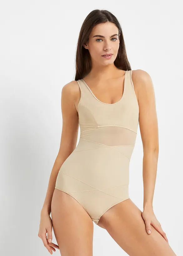 Strong Shape Body in beige von vorne (Totalaufnahme) - bonprix