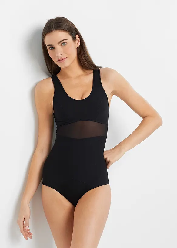 Strong Shape Body in schwarz von vorne (Totalaufnahme) - bonprix