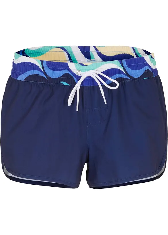 Strandshorts in blau von vorne - bpc selection