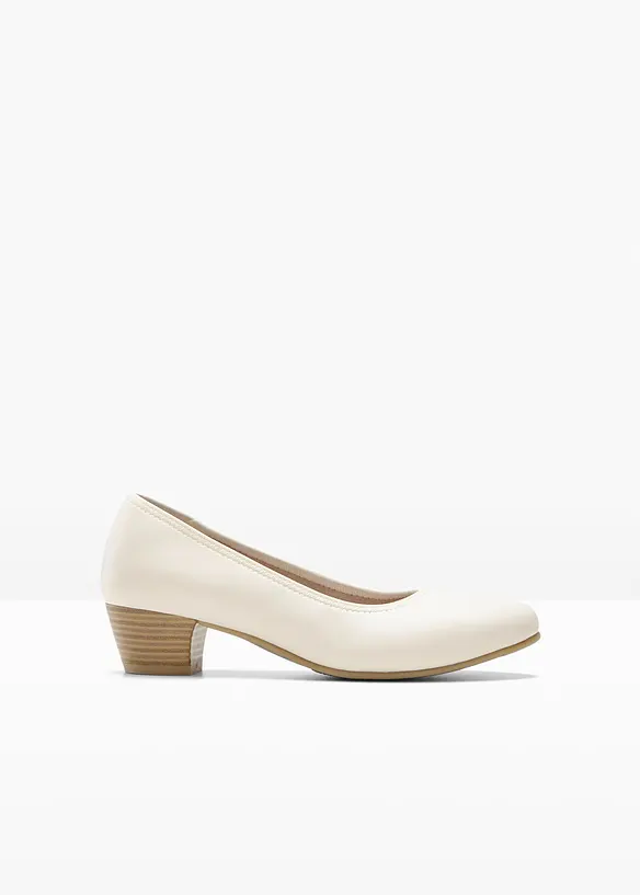 Jana Komfort-Pumps in bequemer Weite in beige - Jana
