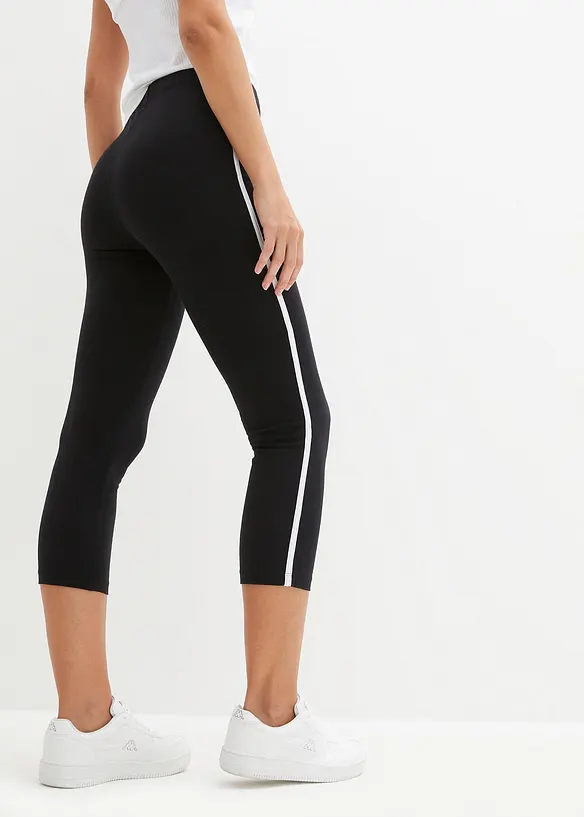¾ Sport-Leggings in schwarz von hinten - bonprix ¾ Sport-Leggings in schwarz von hinten - bonprix