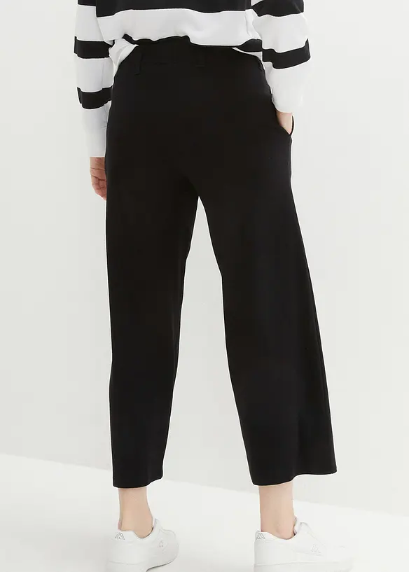 Culotte aus reiner Bio-Baumwolle in schwarz von hinten - bonprix Culotte aus reiner Bio-Baumwolle in schwarz von hinten - bonprix