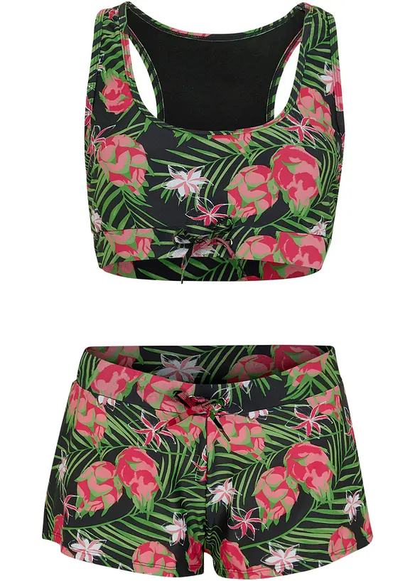 Bustier-Bikini (2-tlg.Set) in schwarz - bonprix