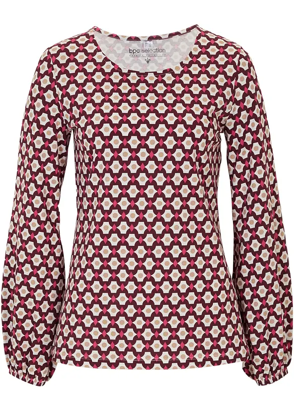 Langarmshirt in weiß von vorne - bonprix Langarmshirt in weiß von vorne - bonprix