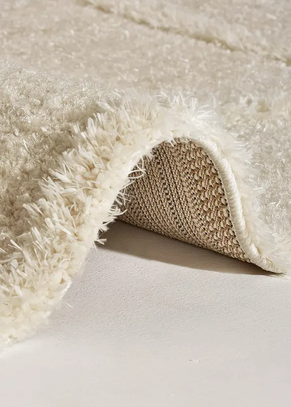 Teppich in Hoch-Tief Musterung in beige (Detailaufnahme) - bonprix