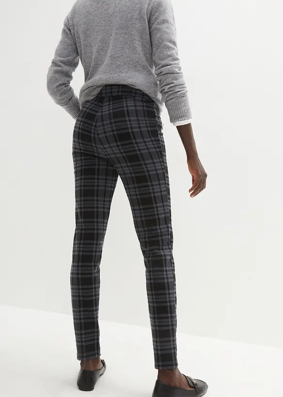 Jersey-Hose in schwarz von hinten - bonprix
