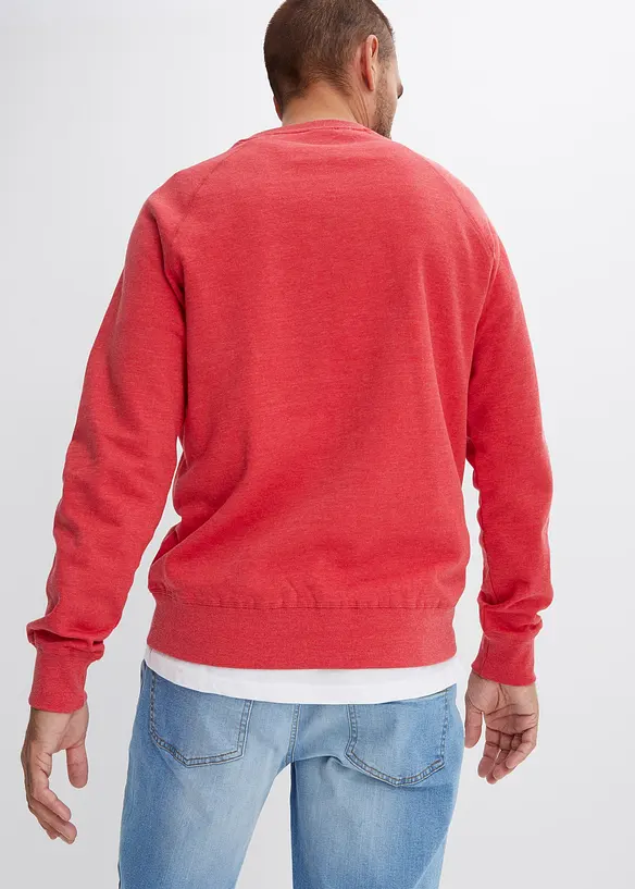 Sweatshirt (2er Pack) in blau von hinten (im Anschnitt) - bonprix