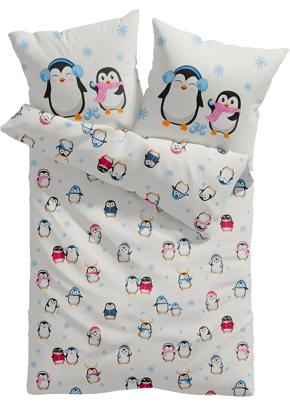 bpc living bonprix collection Bettwäsche mit Pinguinen