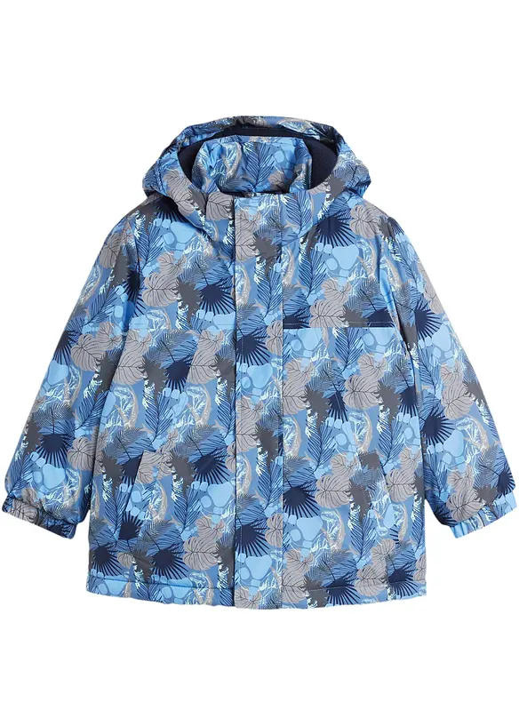 Jungen Winterjacke in blau von vorne - bpc bonprix collection