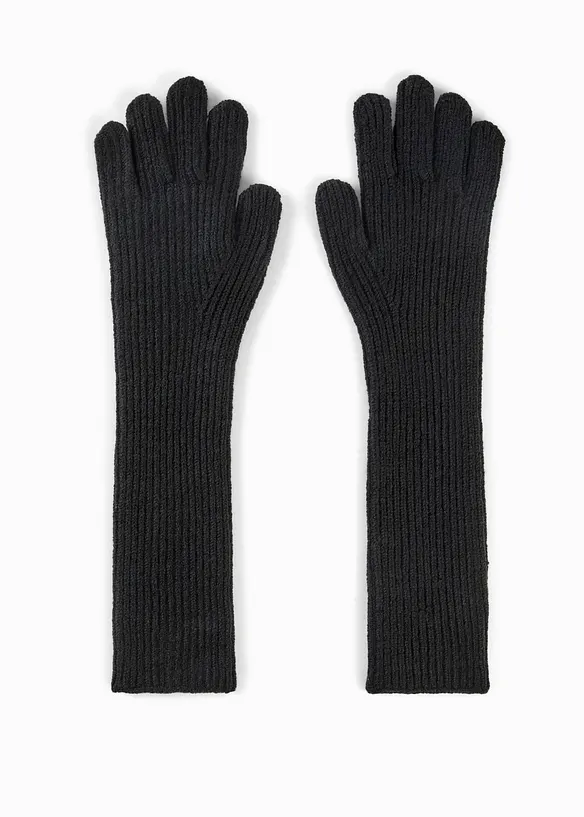 Handschuhe in schwarz von vorne - bonprix
