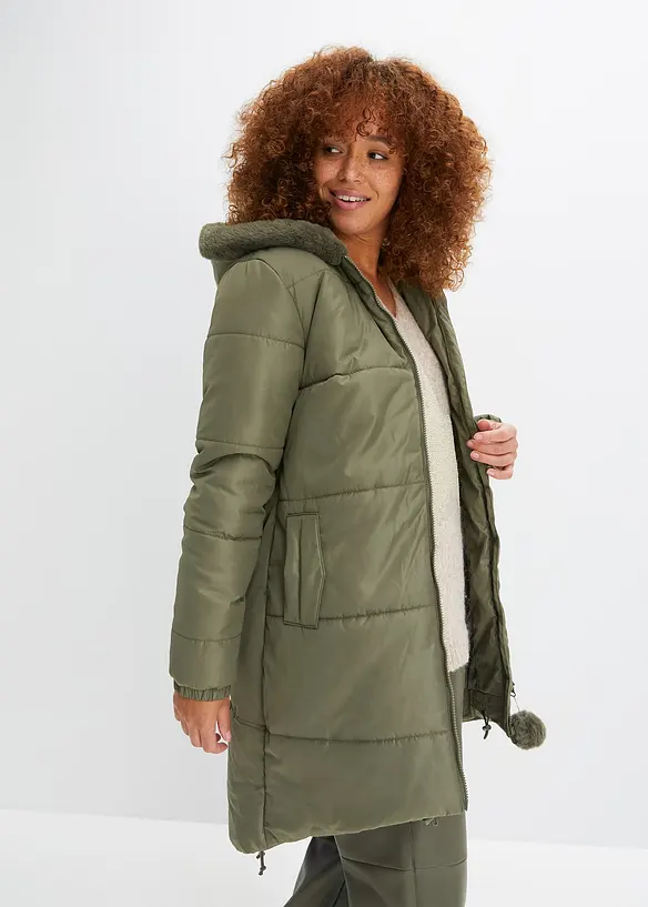 Parka in grün von vorne (im Anschnitt) - bonprix