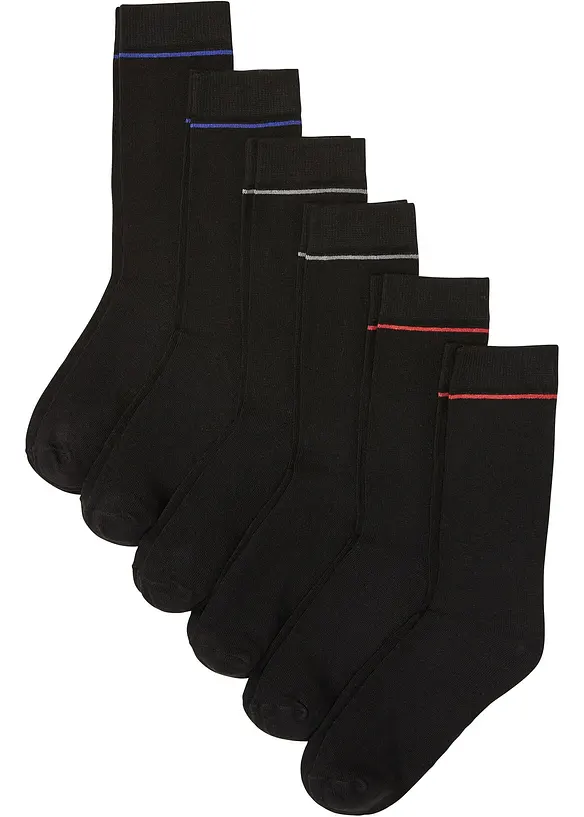 bonprix Socken mit Bio-Baumwolle (6er Pack)