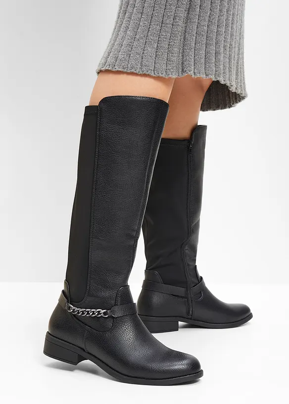 Stiefel in schwarz - bonprix
