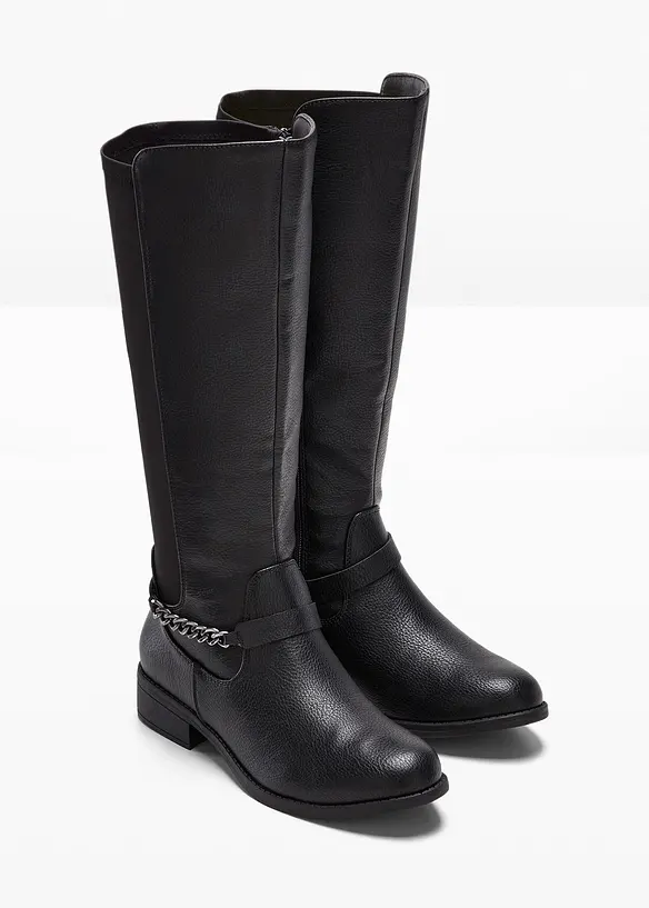 Stiefel in schwarz - bonprix