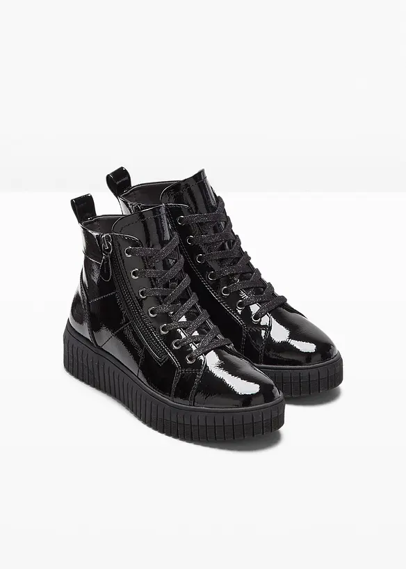 Jana Komfort-Schnürboots in bequemer Weite in schwarz - Jana Jana Komfort-Schnürboots in bequemer Weite in schwarz - Jana