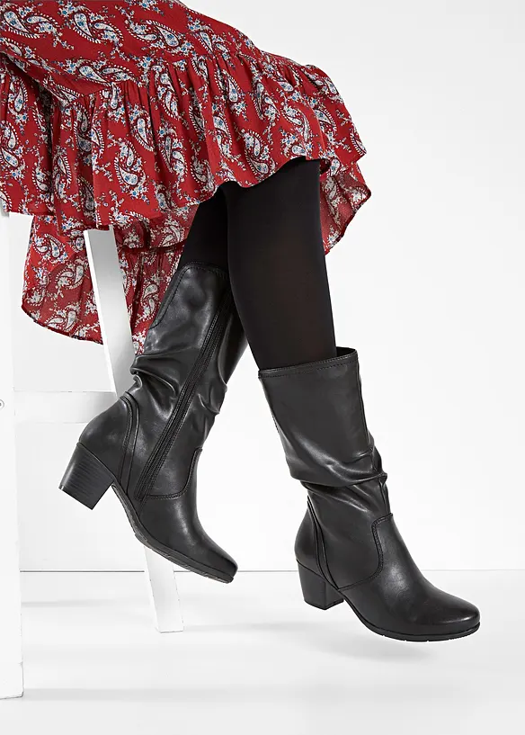 Jana Stiefel in schwarz - Jana
