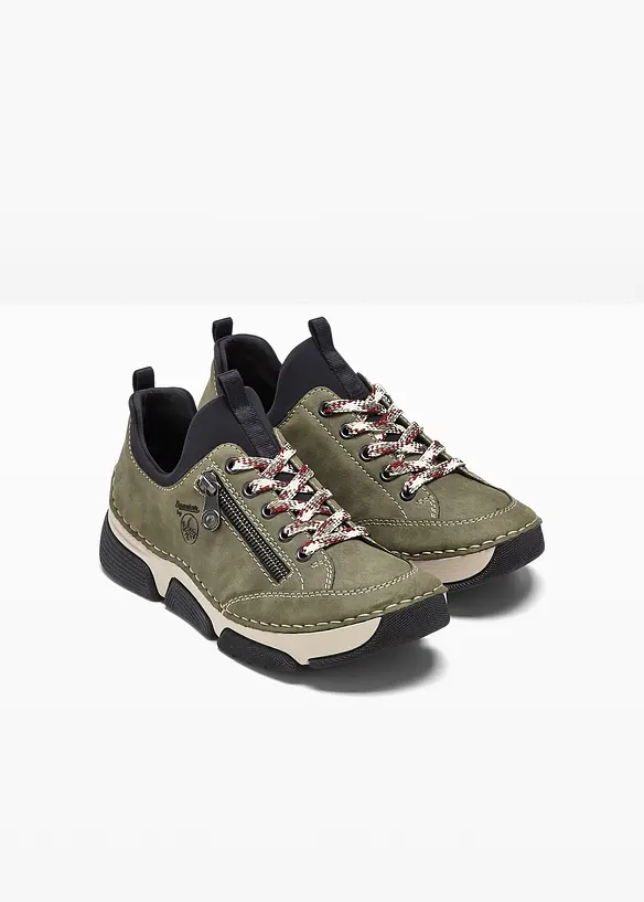 Rieker Komfort-Sneaker mit gepolsterter Innensohle in grün - Rieker