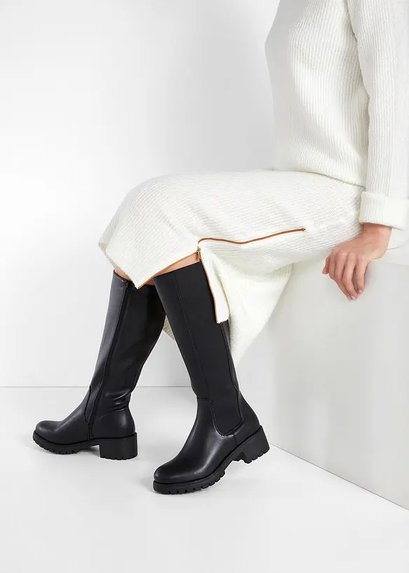 Stiefel in schwarz - bonprix