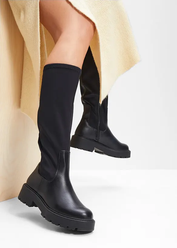 Stiefel in schwarz - bonprix