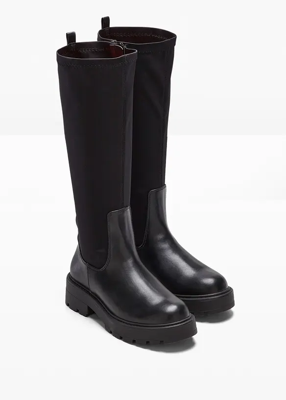 Stiefel in schwarz - bonprix
