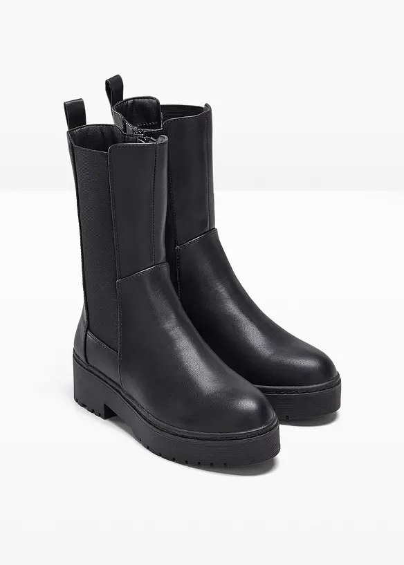 Stiefel in schwarz - bonprix