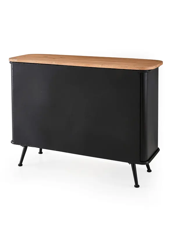 Sideboard in schwarz von hinten - bonprix