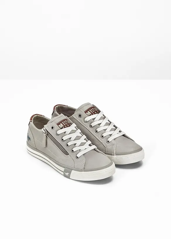 Mustang Sneaker mit Reißverschluss in grau - Mustang