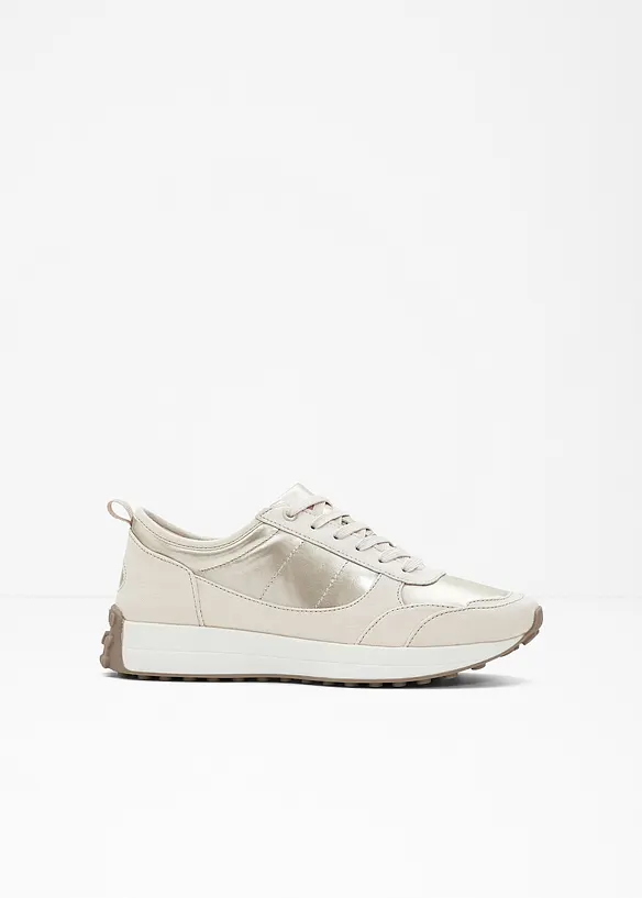 Sneaker in beige - BODYFLIRT