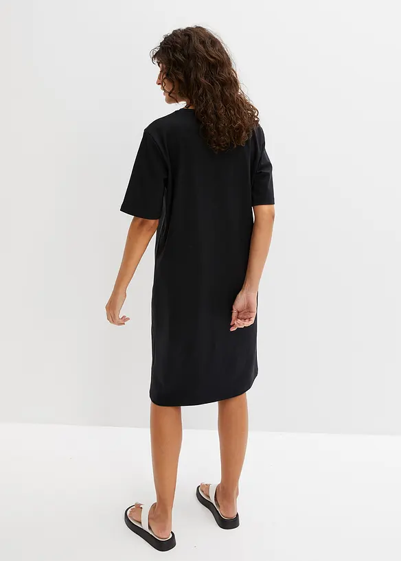Shirtkleid (2er-Pack) in grün von hinten (Totalaufnahme) - bonprix Shirtkleid (2er-Pack) in grün von hinten (Totalaufnahme) - bonprix