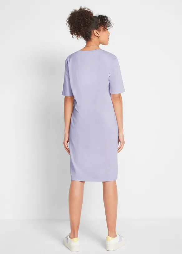 Shirtkleid (2er-Pack) in lila von hinten (Totalaufnahme) - bonprix Shirtkleid (2er-Pack) in lila von hinten (Totalaufnahme) - bonprix