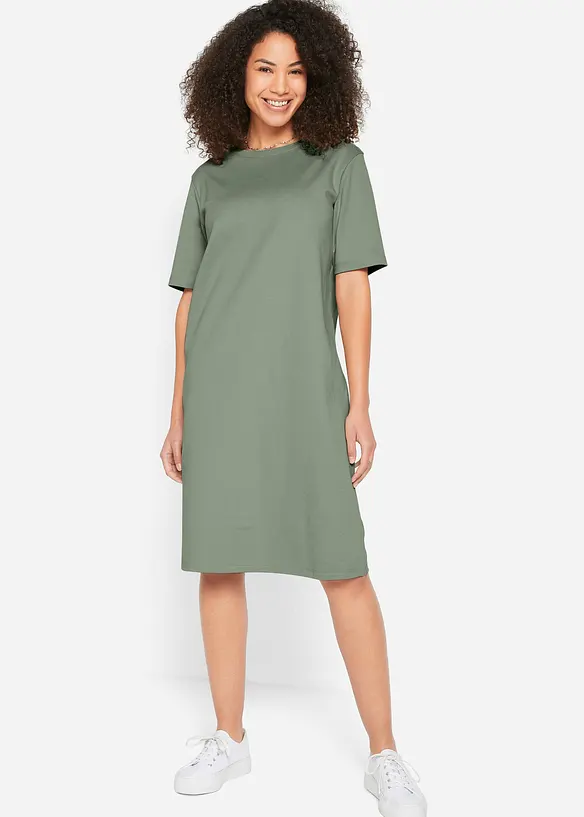 Shirtkleid (2er-Pack) in blau von vorne (Totalaufnahme) - bonprix Shirtkleid (2er-Pack) in blau von vorne (Totalaufnahme) - bonprix