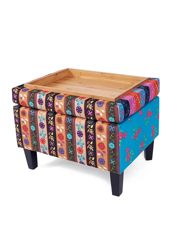Hocker mit Tablett in bunt geöffnet - bonprix