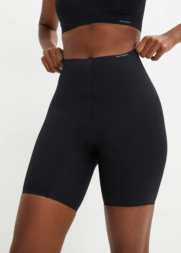Feel Comfort Lasercut Radler in schwarz von vorne - bonprix