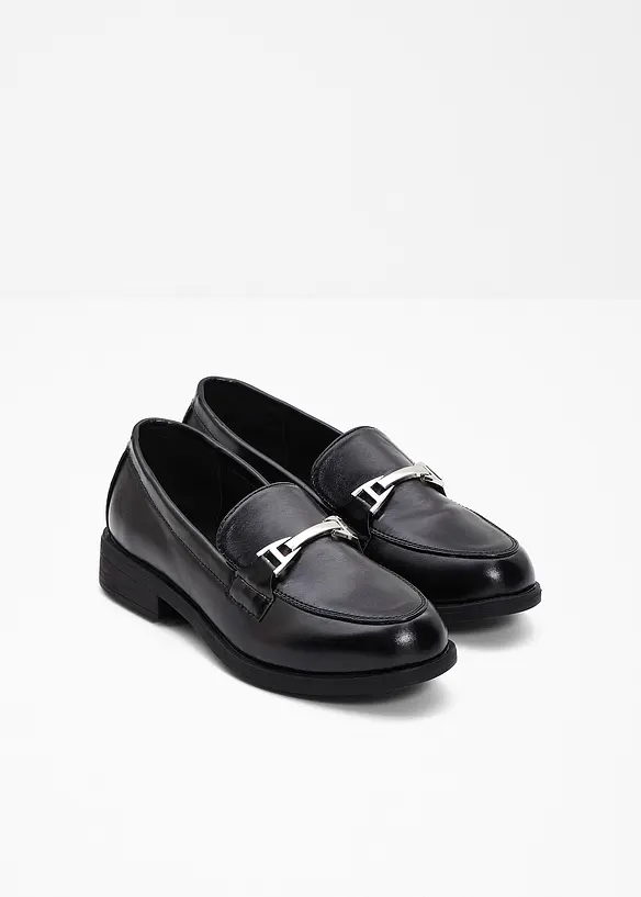 Loafer mit Schnalle in schwarz - bonprix