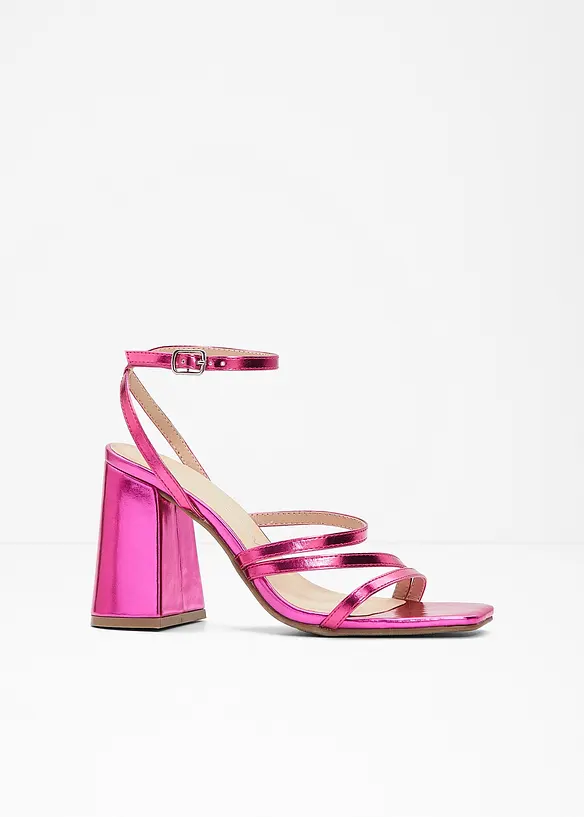 Sandalette in pink von vorne - bonprix