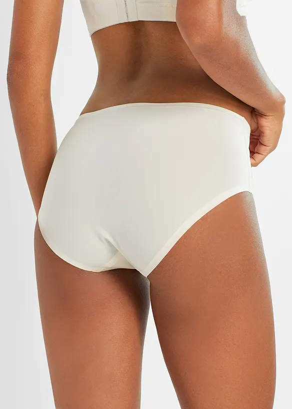 Feel Comfort Nahtlose Panty (3er Pack) in rosa von hinten - bonprix