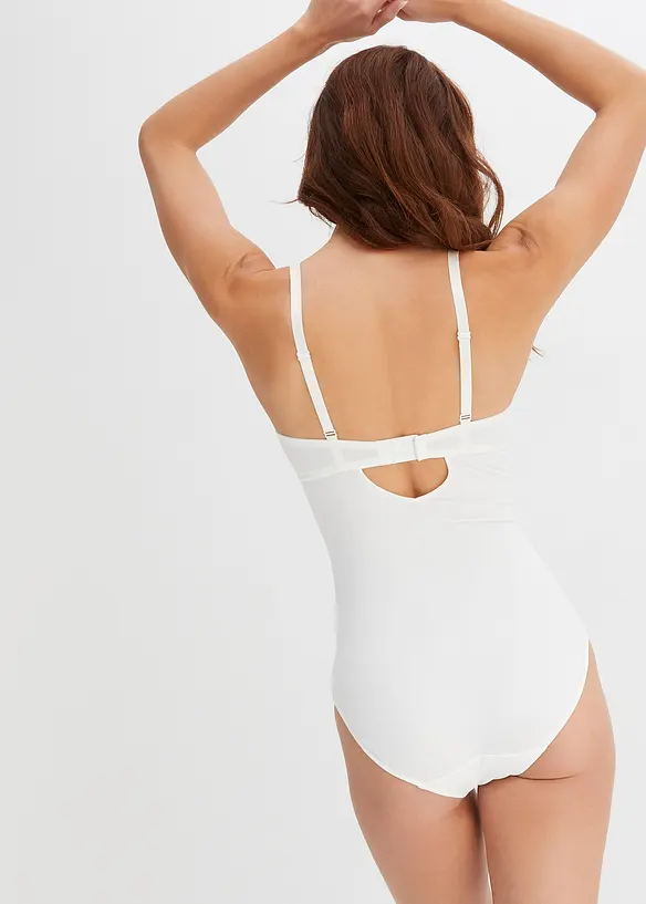 Medium Shape Body in weiß von hinten (Totalaufnahme) - bonprix
