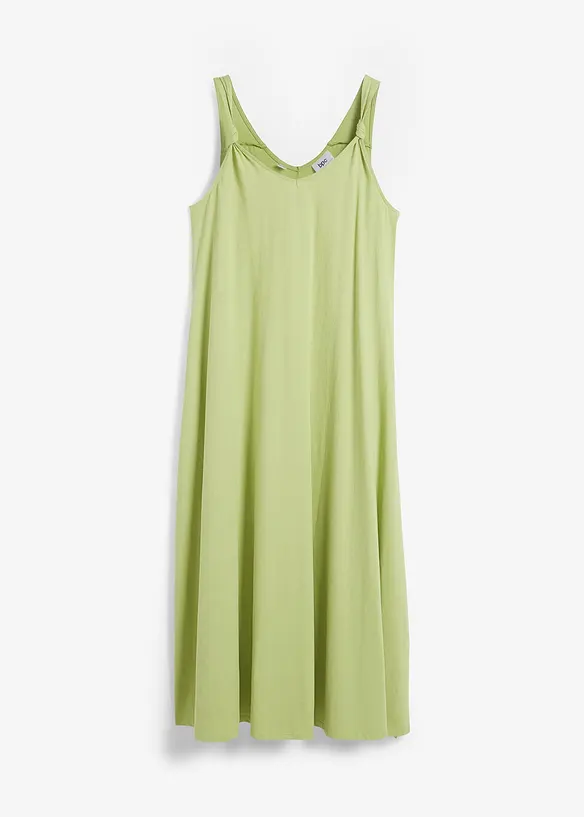 Jerseykleid aus reiner Baumwolle in grün von vorne - bonprix Jerseykleid aus reiner Baumwolle in grün von vorne - bonprix