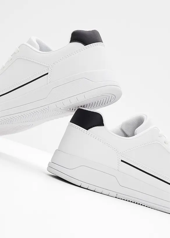 Sneaker in weiß - bonprix