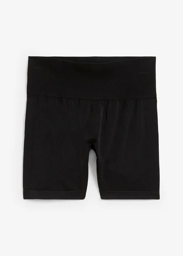 Seamless Sport-Radler in schwarz von vorne - bonprix