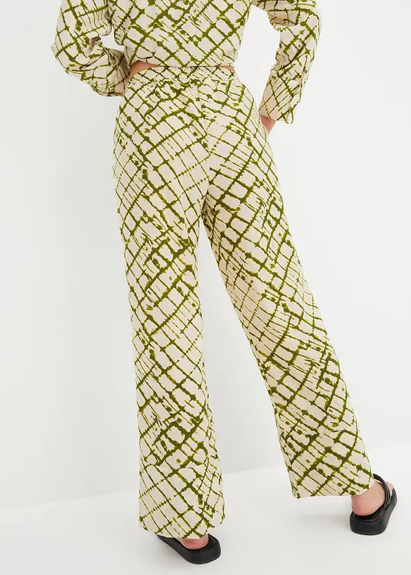 Palazzo-Hose in grün von hinten - bonprix Palazzo-Hose in grün von hinten - bonprix