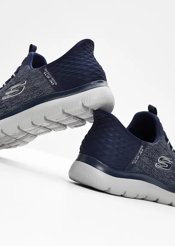 Skechers Komfort-Slip-In-Sneaker mit Memory Foam in blau - Skechers