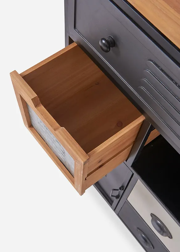 Schrank in grau (Detailaufnahme) - bonprix