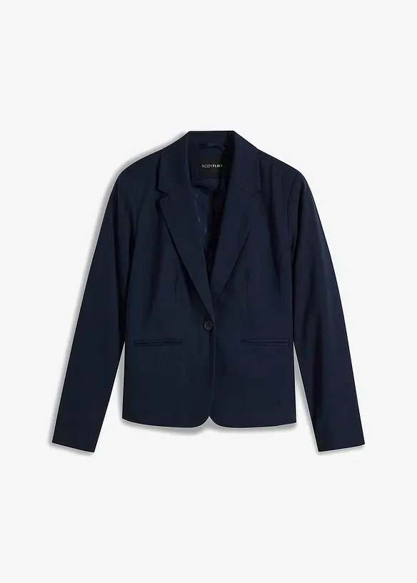 Blazer in blau von vorne - bonprix