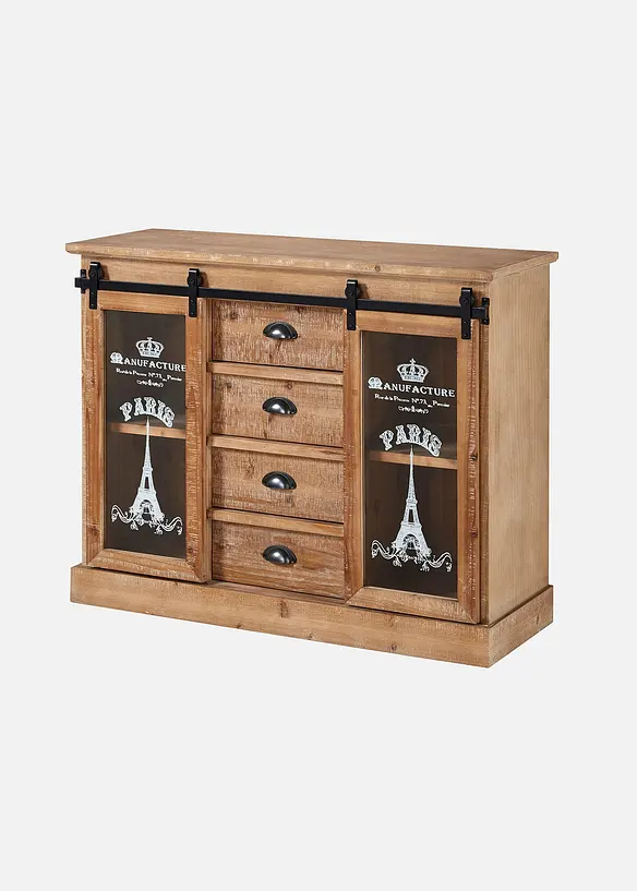 Sideboard in beige von vorne - bonprix